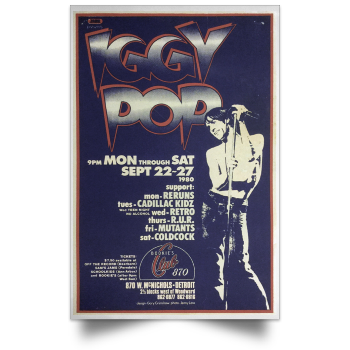 Iggy Pop NEW Poster 2019 Proto-Punk Singer Legend High Quality Prints Vintage .