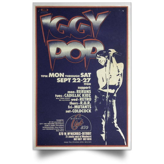 Iggy Pop NEW Poster 2019 Proto-Punk Singer Legend High Quality Prints Vintage .