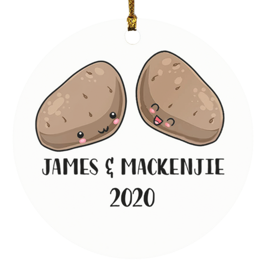 James & Mackenzie SUBORNC Circle Ornament