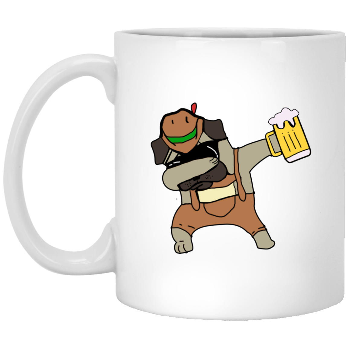 Dabbing Pug Shirt Oktoberfest 2018 Dog Drinking Beer Party