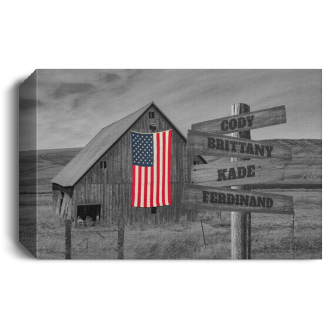 Cody, Brittany, Kade, Ferdinand CANLA15 Deluxe Landscape Canvas 1.5in Frame