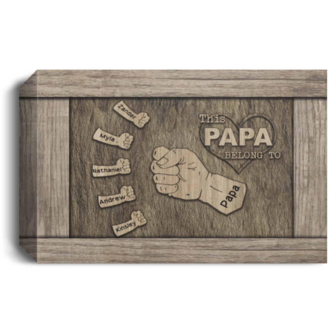 Papa cv1624 111-4963846-2809029 CANLA15 Deluxe Landscape Canvas 1.5in Frame