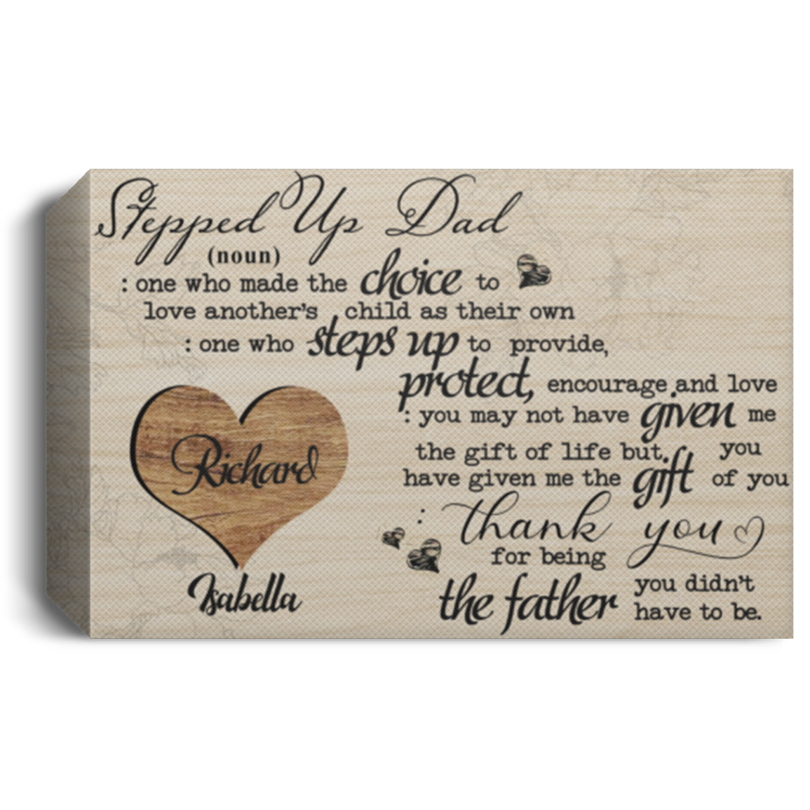 Isabella  17 CANLA15 Deluxe Landscape Canvas 1.5in Frame