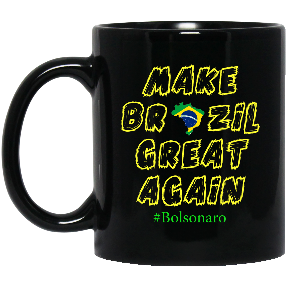 Make Brazil Great Again Bolsomito to Presidente Flag T-Shirt
