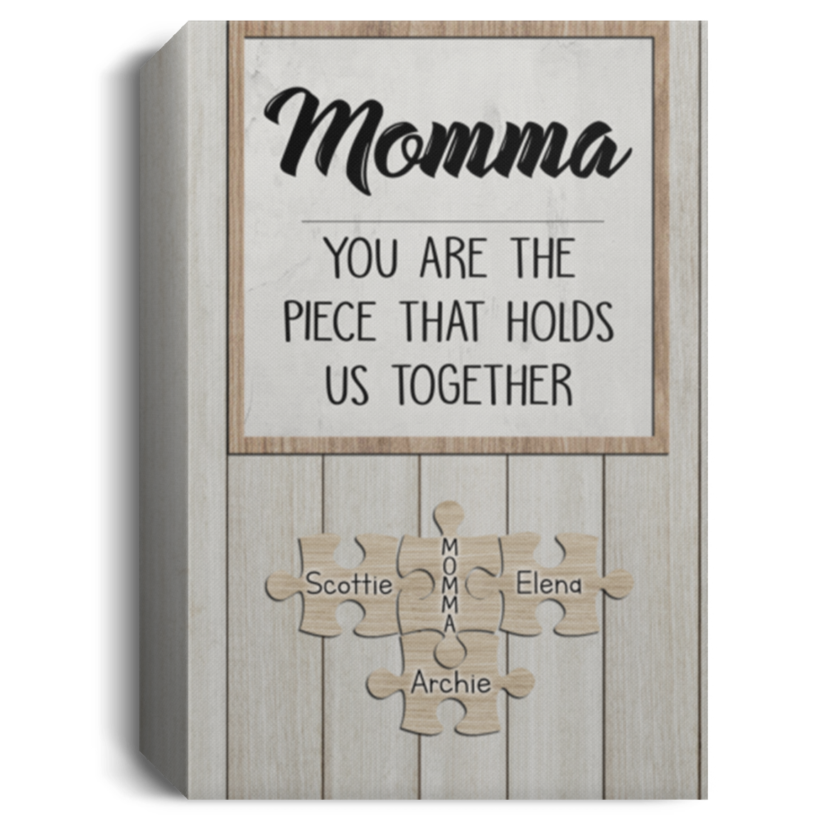 Momma 111-3040666-1918625 cv812 CANPO15 Deluxe Portrait Canvas 1.5in Frame