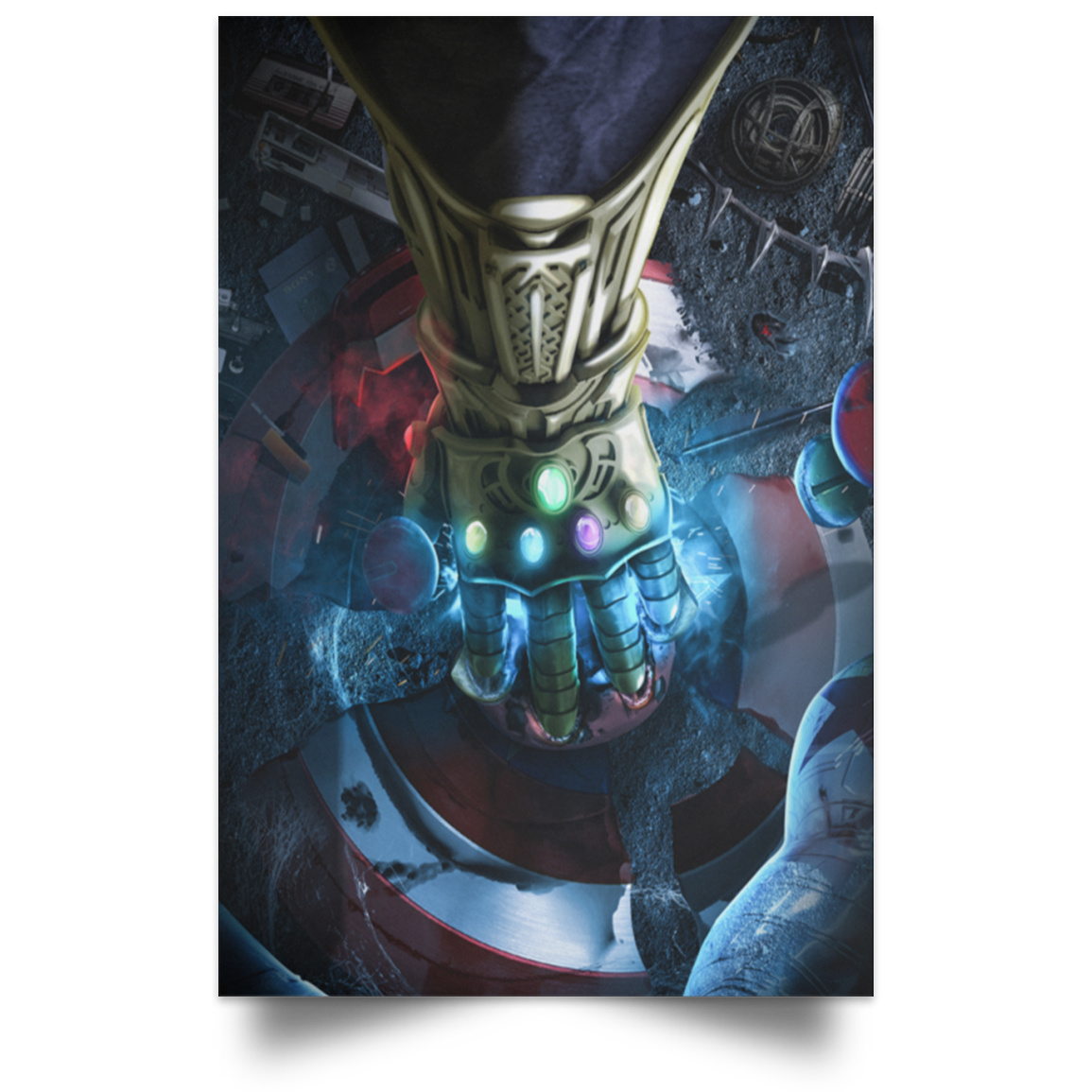 Endgame of Avengers Poster 2019 HOT All Power Pombined High Quality Prints .