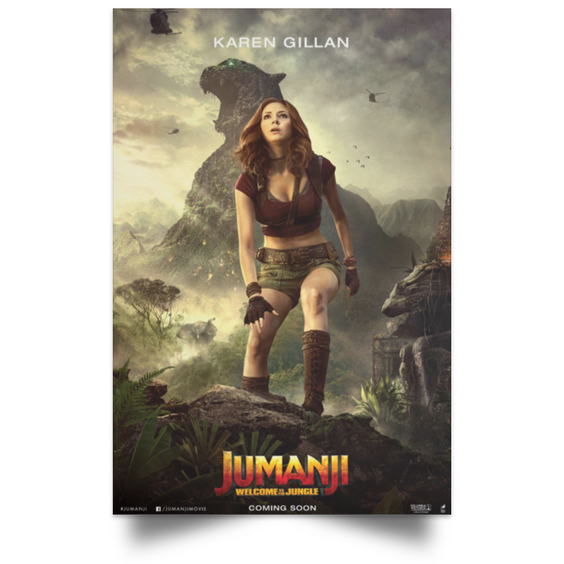 NEW Jumanji 3 Poster 2019 Karen Gillan Welcome to the Jungle High Quality Prints .