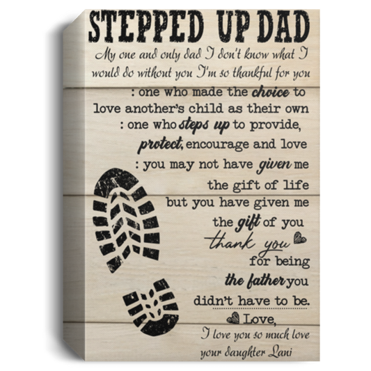 I love you so much love your daughter Lani 28 CANPO15 Deluxe Portrait Canvas 1.5in Frame