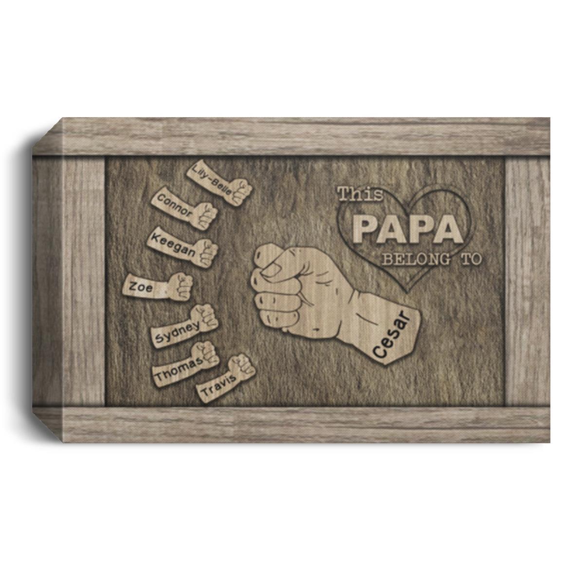 Papa cv812 113-8907123-4437808 CANLA15 Deluxe Landscape Canvas 1.5in Frame