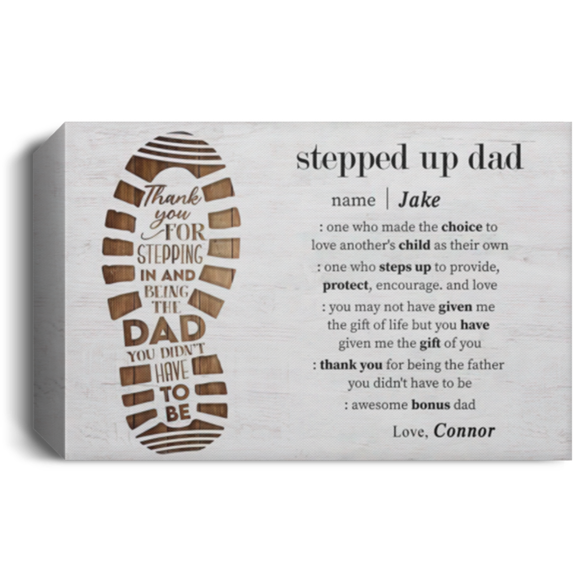 Connor 1-7 pb4 stepdad CANLA15 Deluxe Landscape Canvas 1.5in Frame
