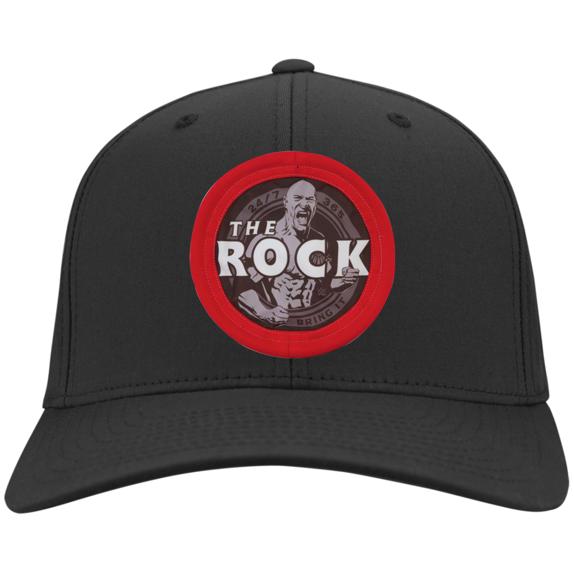 The Rock CAPS 2019 WWE Dwayne Johnson Wrestling MEN-WOMEN White One Size Fits .