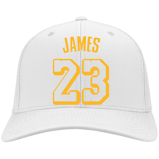 Lebron Jame 23 LOGO HATS Basketball Member Los Angeles Lakers Black One Size Fit .