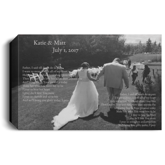 Katie & Matt CANLA15 Deluxe Landscape Canvas 1.5in Frame