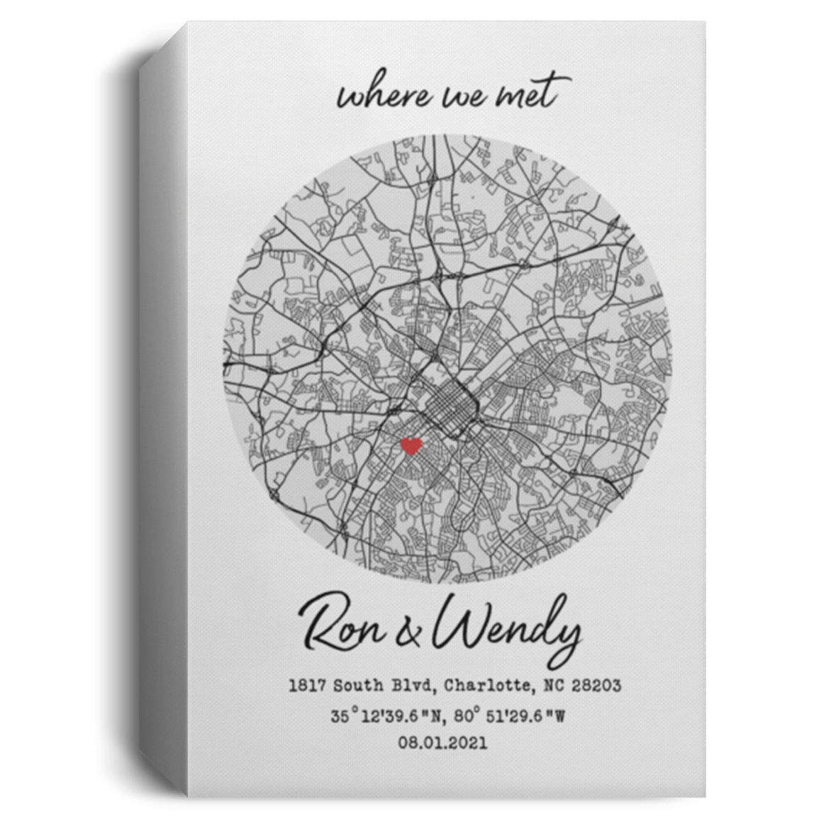 Ron & Wendy CANPO15 Deluxe Portrait Canvas 1.5in Frame