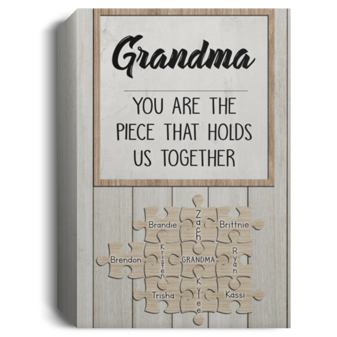 Grandma 112-3535975-7838665 cv812 CANPO15 Deluxe Portrait Canvas 1.5in Frame