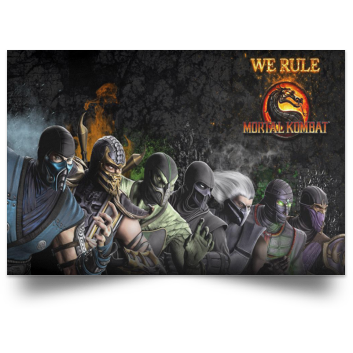 Mortal Kombat 11 Poster HOT All Character 2019 We Rule High Quality Prints .