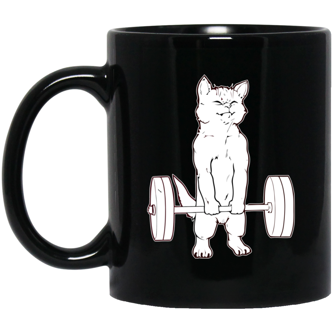 Cat Deadlift Powerlifting T-Shirt For Men Best Gift
