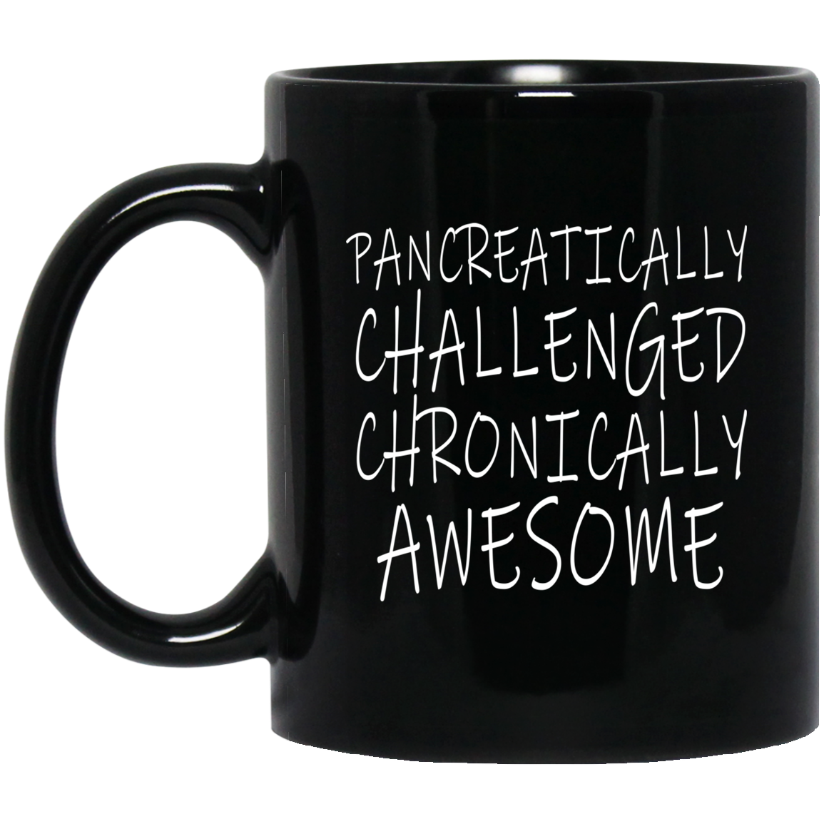 Funny Diabetic T Shirt Pancreatically Challenged Chronically Awesome