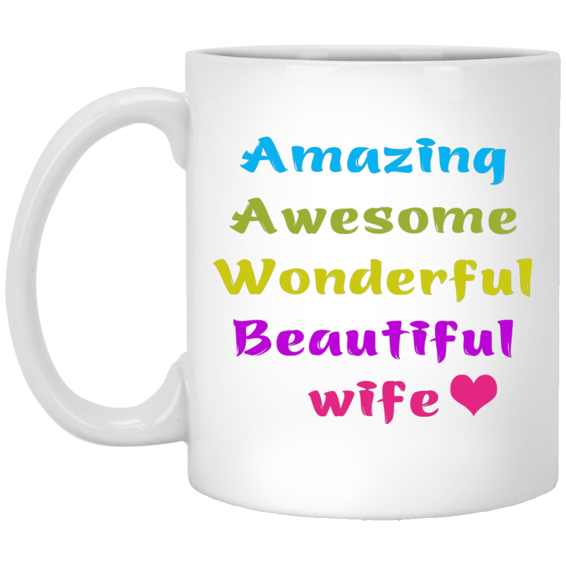 wife black mug