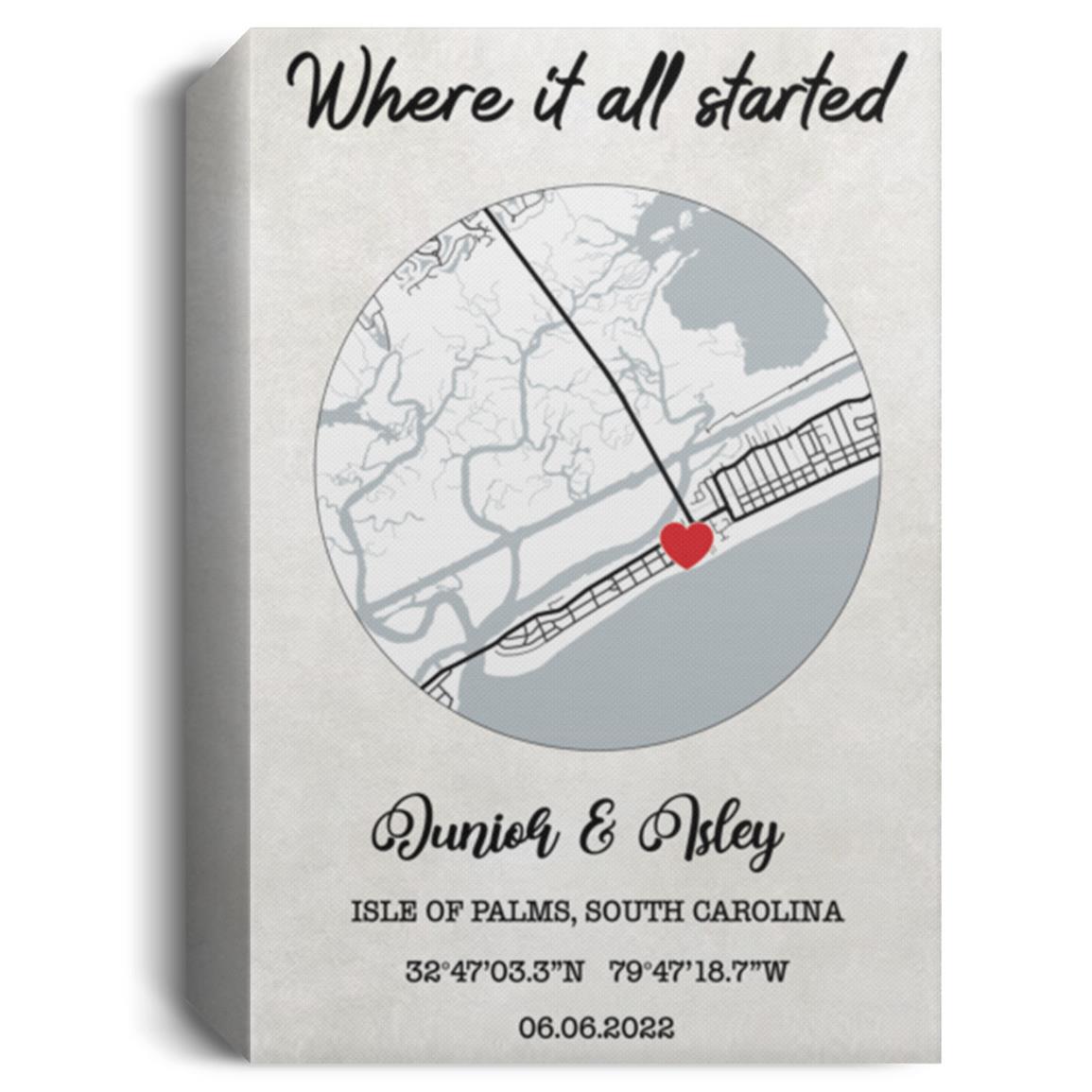 Isle_of_Palms,_South_Carolina_FIXX CANPO15 Deluxe Portrait Canvas 1.5in Frame