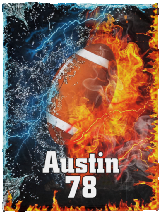Austin 112-5911098-6117049 34 VPS Cozy Plush Fleece Blanket - 30x40