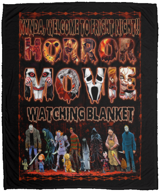 KYNDA, WELCOME TO FRIGHT NIGHT!!   112-0771585-1019463 VPM Cozy Plush Fleece Blanket - 50x60