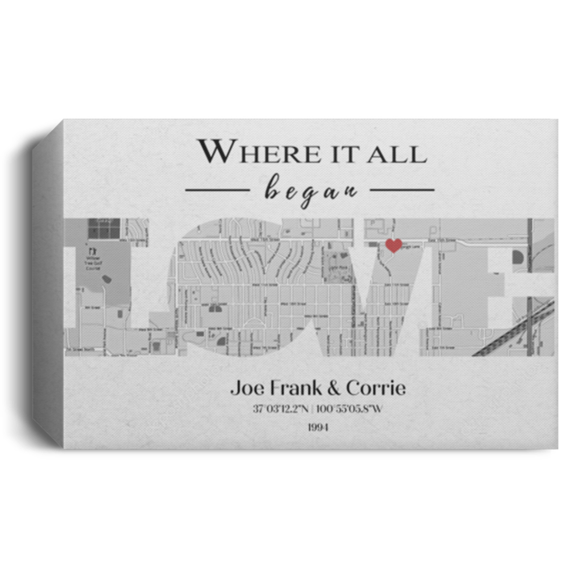 Joe Frank & Corrie CANLA15 Deluxe Landscape Canvas 1.5in Frame