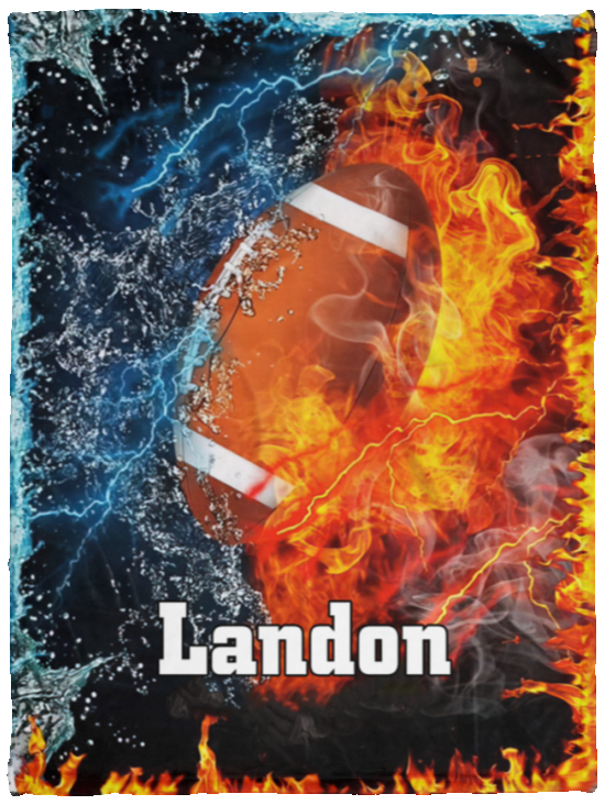 Landon  114-0935132-0705016 34 VPS Cozy Plush Fleece Blanket - 30x40