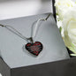 Unique Gift Wife Husband Heart Pendant Romantic Saying For Her On Xmas Valentine