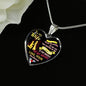To My Wife Heart Pendant From Husband Romantic Gift For Woman On Xmas, Valentine