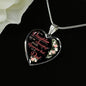 Daddy Love You Father Daughter Heart Pendant Necklace Personalized Gift For Girl