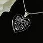 To My wonderful Wife Heart Pendant Meaningful Gifts For Woman On Xmas, Valentine