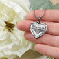 Grandpa Granddaughter Heart Pendant Necklace For Girls - You Are Braver Than You Believe - Meaningful Birthday Gifts For Kids From Family On Anniversary, Xmas..