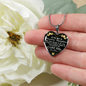 To My Precious Daughter Heart Necklace Jewelry - Love You - Unique Gifts For Kid