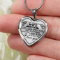 To My Wife Heart Pendant From Husband Customized Gift For Your Love On Valentine