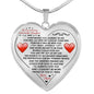 Pendant Necklace To My Daughter - Love Mom Christmas, Birthday Gifts for Girl n-05.12