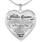 To My Precious Daughter The Most Beautiful Thing Necklace - Gift From Mother n-05.12