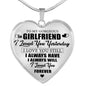 To My Wife Valentine's Day Ideas Wedding Heart Necklace - Husband and Wife Gift n-05.12