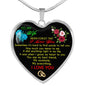 To My Wife, Perfect Gift For Wife Love Your Husband - Gold Necklace Heart n-05.12