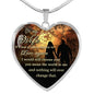 To My Wife Heart Necklace - Perfect Gift For Wife From Husband On Birthday n-05.12