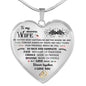 To My Beautiful Wife Necklace Heart Pendant -Best Gifts Wife - From Husband n-05.12