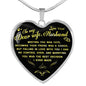 TO MY WIFE Love Husband Necklace Heart Pendant Luxury Jewelry Gift Valentine n-05.12
