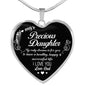 My Precious Daughter Pendant Necklace - I Love You - Love Dad For Daughter Gift n-05.12