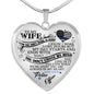 Police Wife Always In My Heart Necklace n-05.12