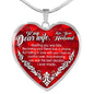 To My WIFE HEART LOVE NECKLACE PENDANT Anniversary Birthday GIFT For Your Wife n-05.12