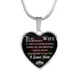 Wife Husband Heart Necklace Meaningful Quote Unique Birthday Gifts For Your Love