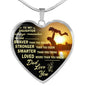 To My Daughter Necklace from Father Always Remember Dad Love You Chain Gift n-05.12