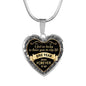 Stainless Steel Wife Husband Heart Pendant Necklace - I feel So Lucky to have You In My Life - Meaningful Gift For Your Love, One year Wedding Anniversary