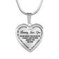 Mommy Love You Mother daughgter heart pendant necklace - you are braver tyhan you believe - Inspirational Quote gift ideas for your kids