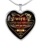 To My Gorgeous Wife Romantic Luxury Necklace For Valentine's Day - Birthday Gift n-05.12